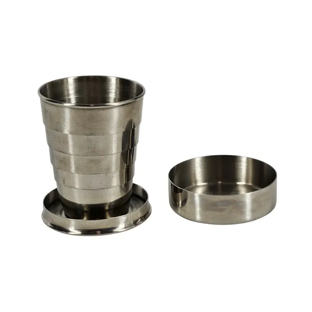 SPEYBURN VINTAGE STAINLESS STEEL COLLAPSIBLE WHISKEY SHOT GLASS – 2.3 OZ